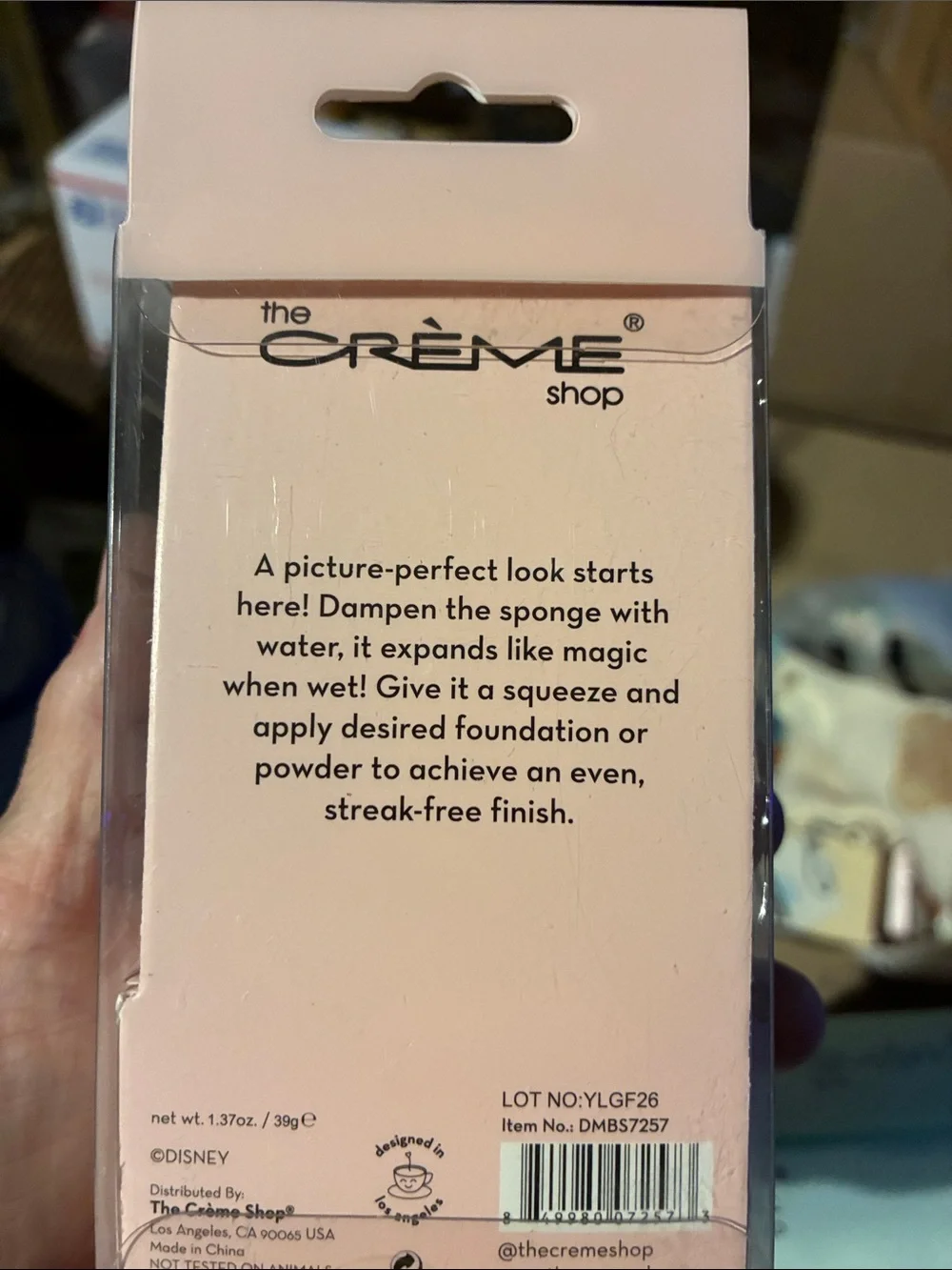 The Crème Shop Kids Plush Spa Headband - and mini blending sponge